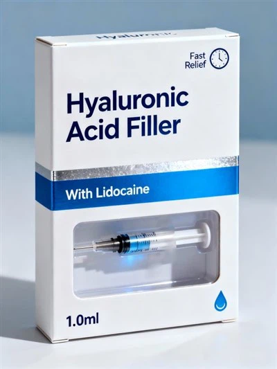Filler cu acid hialuronic cu lidocaina